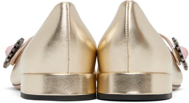Tenisky a topánky Valentino Valentino Garavani Mary-Jane Ballerina Flats with Crystal Embellishment Metalická | 6W2S0LL7RKP, 1