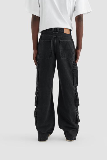 Cargo nohavice AXEL ARIGATO Utility Cargo Jeans Čierna | A2186001, 3