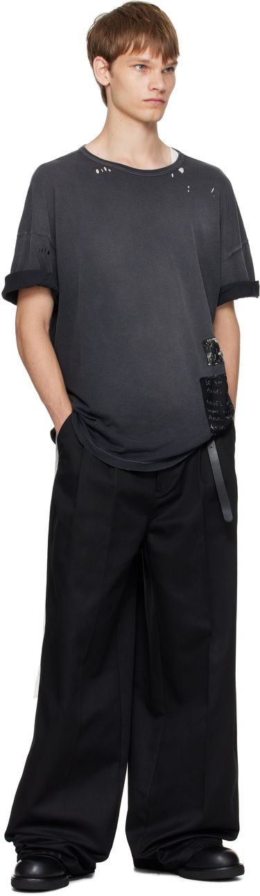 Tričko Ann Demeulemeester Ann Demeulemeester Dieter High-Comfort T-Shirt Čierna | B0013222-FA637-098, 3