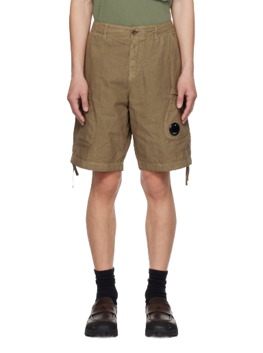 Šortky C.P. Company Light Shorts Hnedá | 14CMBE292A-006456G