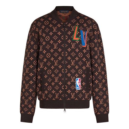 Sveter Louis Vuitton NBA x  Zip-Up Jacket Hnedá | 1A8WYN, 0