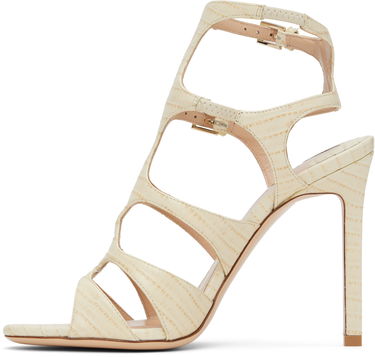 Doplnky Tom Ford TOM FORD Lizard Paradis Heeled Sandals Béžová | W3613-LCL381P, 2