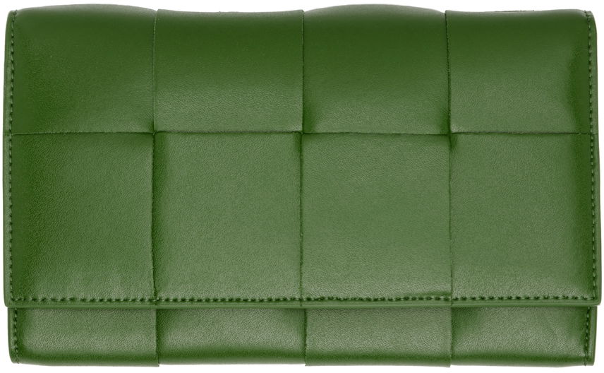 Peňaženka Bottega Veneta Long Wallet Zelené | 679845 VBWD2, 0