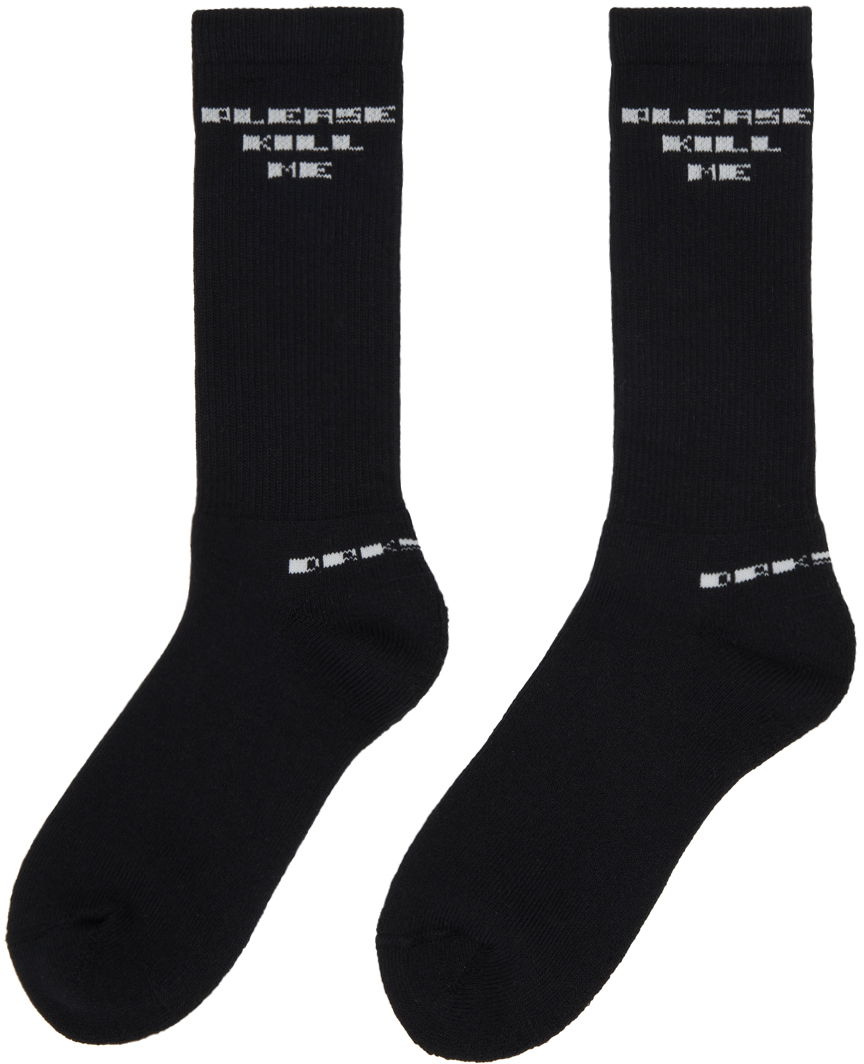 Rick Owens DRKSHDW 'Please Kill Me' Socks