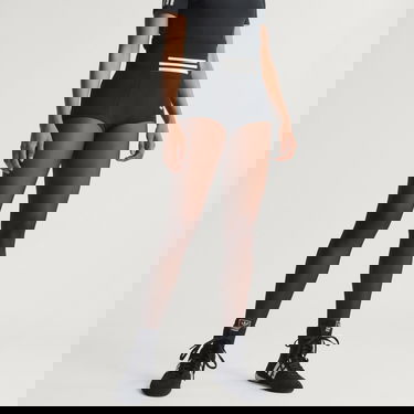 Šortky adidas Performance High-Waisted Knit Shorts Čierna | JW7318, 0