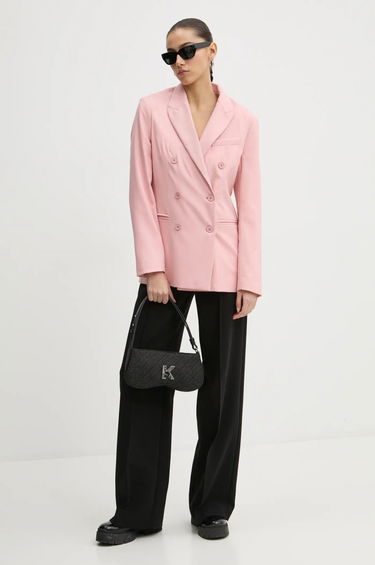 Bunda Fiorucci Fiorucci Double-Breasted Blazer Ružová | W01FMBDO059WO01PN02, 1