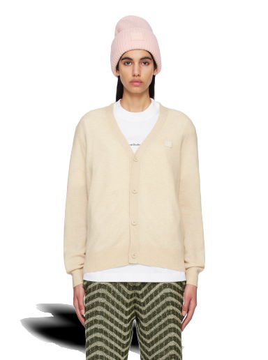 Sveter Acne Studios Patch Cardigan Béžová | C60038-