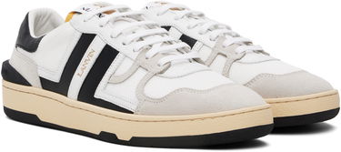 Tenisky a topánky LANVIN Off-White & Black Clay Mesh Sneakers Biela | FU-SKDK00-NAS1-P25, 3