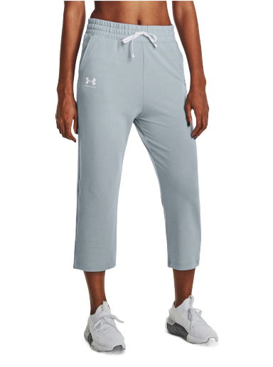 Tepláky Under Armour Rival Terry Flare Crop Pants Modrá | 1377000-465