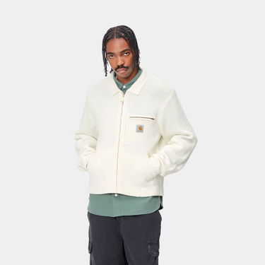 Sveter Carhartt WIP Carhartt WIP Detroit Knit Jacket Biela | A242021_12, 1