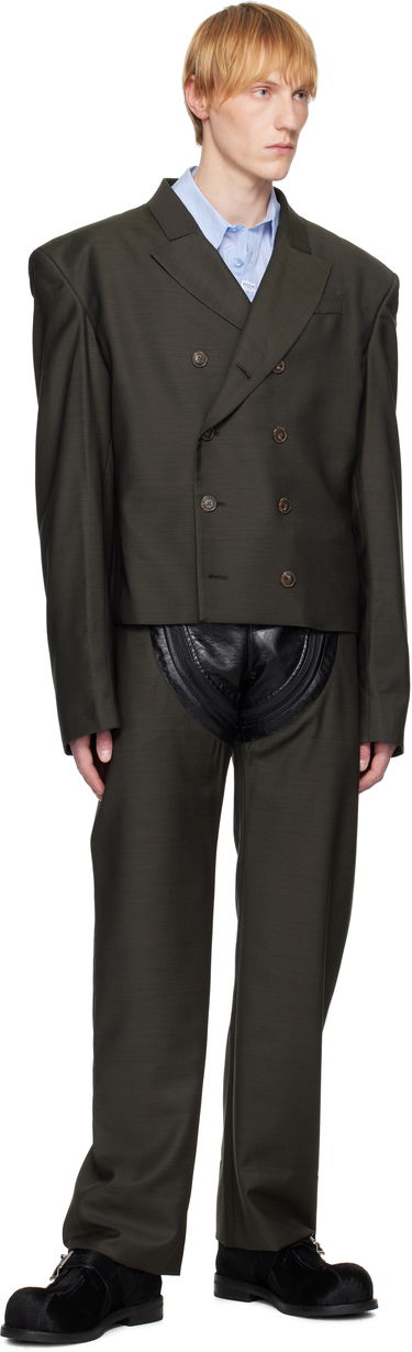 Cargo nohavice Martine Rose Martine Rose Zip Chap Tailored Trousers Zelené | 360WT10414, 3