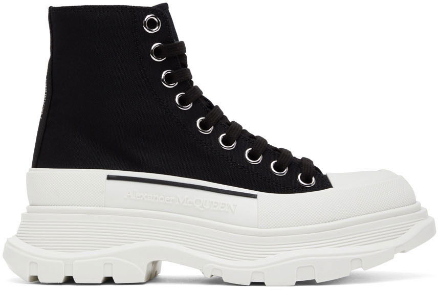 Tenisky a topánky Alexander McQueen Tread Slick High-Top Sneakers Čierna | 697080W4MV2, 0