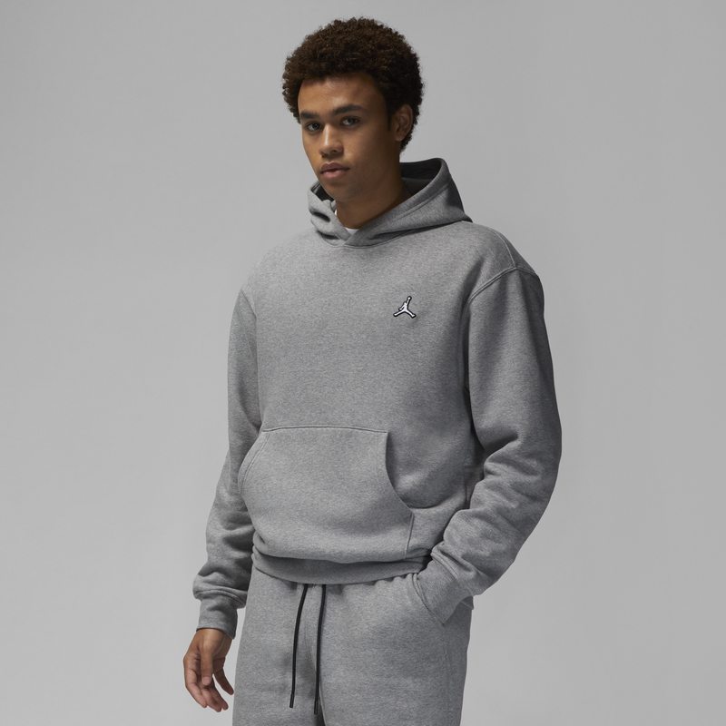 Mikina Jordan Essential M Fleece Pullover Hoodie Šedá | DQ7466-091, 0