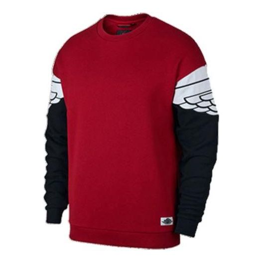 Sveter Jordan Jordan Wings Classics Crew Sweatshirt Červená | AO0427-687, 0