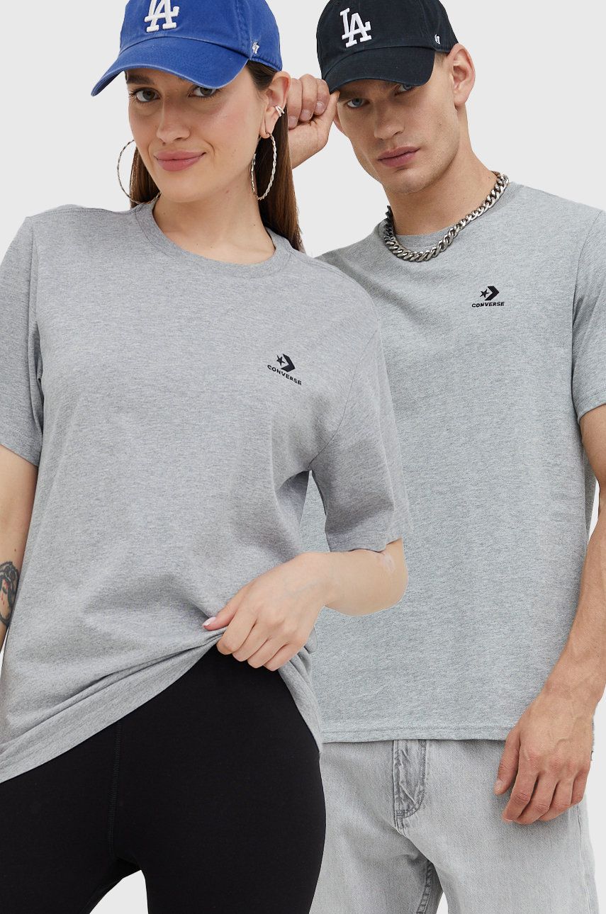 Tričko Converse Converse T-Shirt Šedá | 10023876.A05, 0