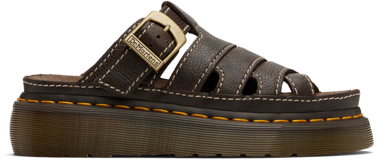 Oblečenie Dr. Martens Dr. Martens Maxxy Slide Sandals Hnedá | 40529200, 0