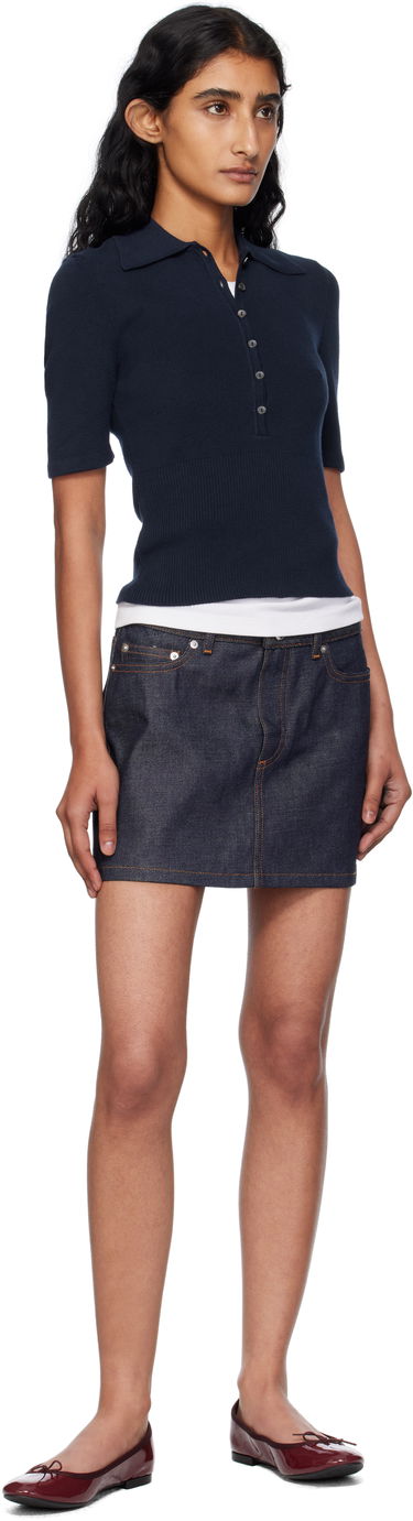 Sukňa A.P.C. Denim Mini Skirt Modrá | CODBS-F06093, 3