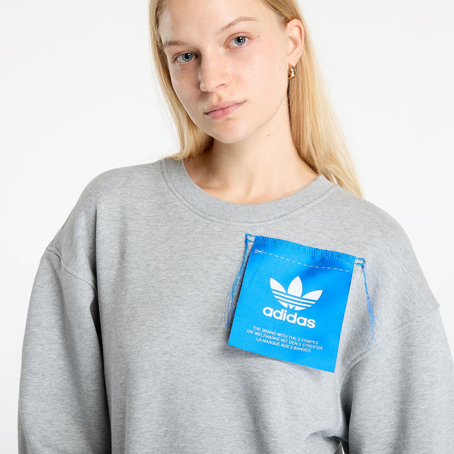 Mikina adidas Originals KSENIASCHNEIDER Label Sweashirt Šedá | IW5666, 1