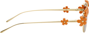 Slnečné okuliare Loewe Paula's Ibiza Daisy Field Round Daisy-Embellished Sunglasses Oranžová | LW40173UW5130F 192337236198, 1