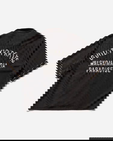 Košeľa WACKO MARIA Switching Short Sleeve Shirt Type-4 Čierna | 25SS-WMS-OC14 BLACK, 2