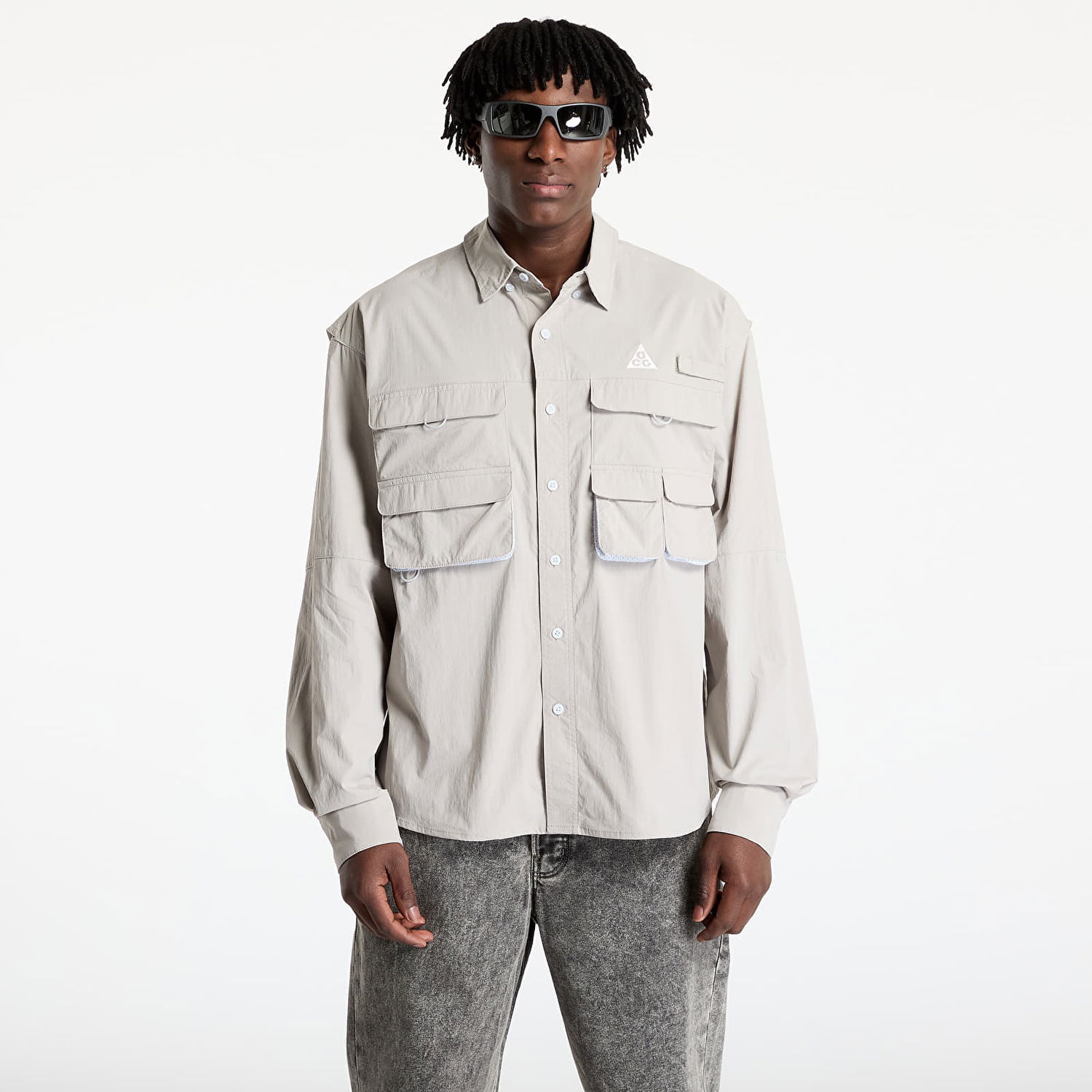 Košeľa Nike ACG ACG "Orb Weaver" Dri-FIT ADV UV Long Sleeve Shirt Šedá | HJ2465-009, 0
