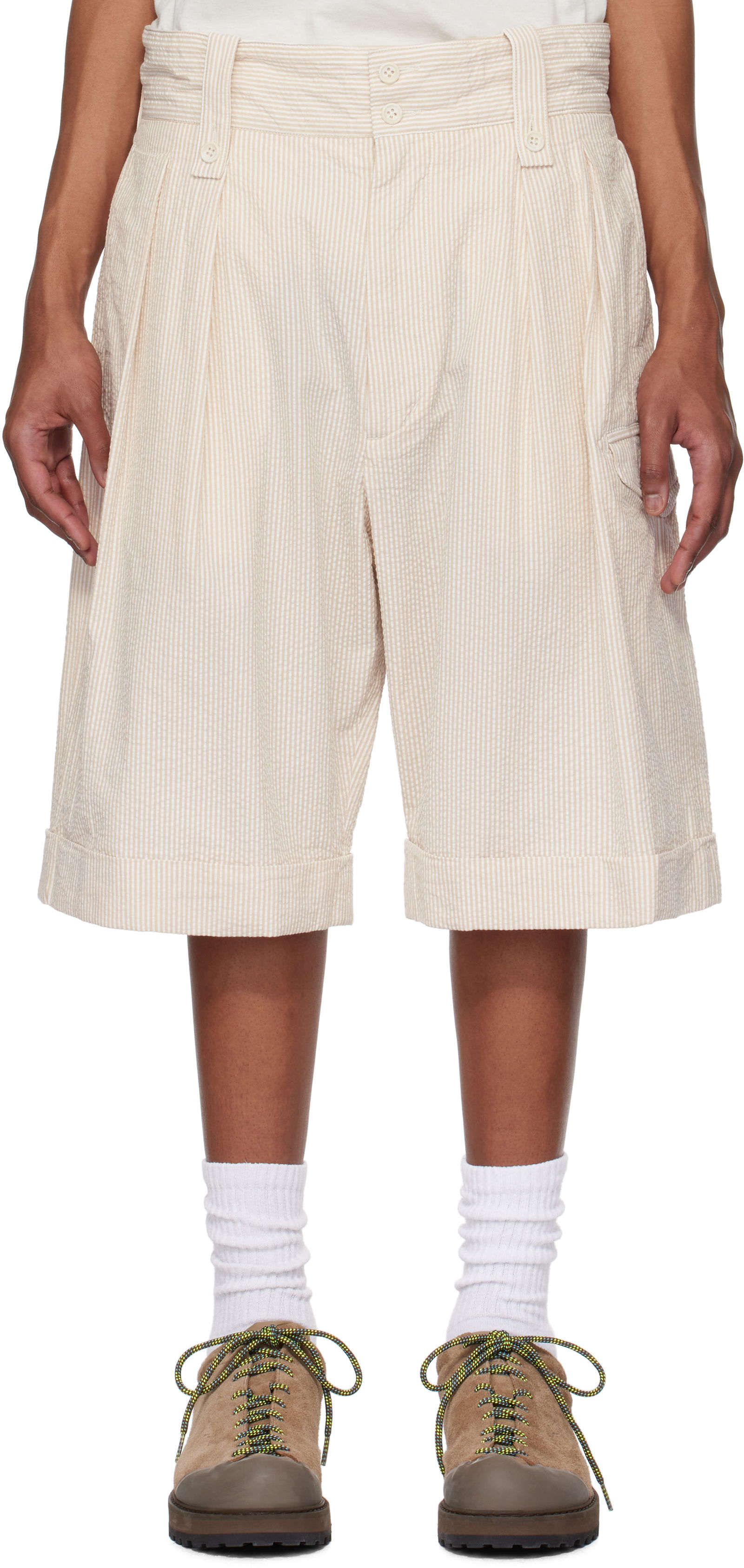 Engineered Garments Gurkha Seersucker Shorts