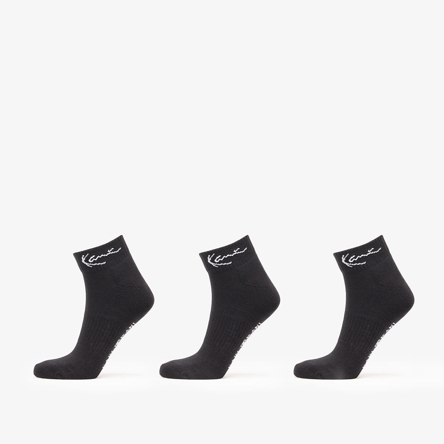 Ponožky Karl Kani Signature Ankle Socks 3-Pack Čierna | 3002040, 0