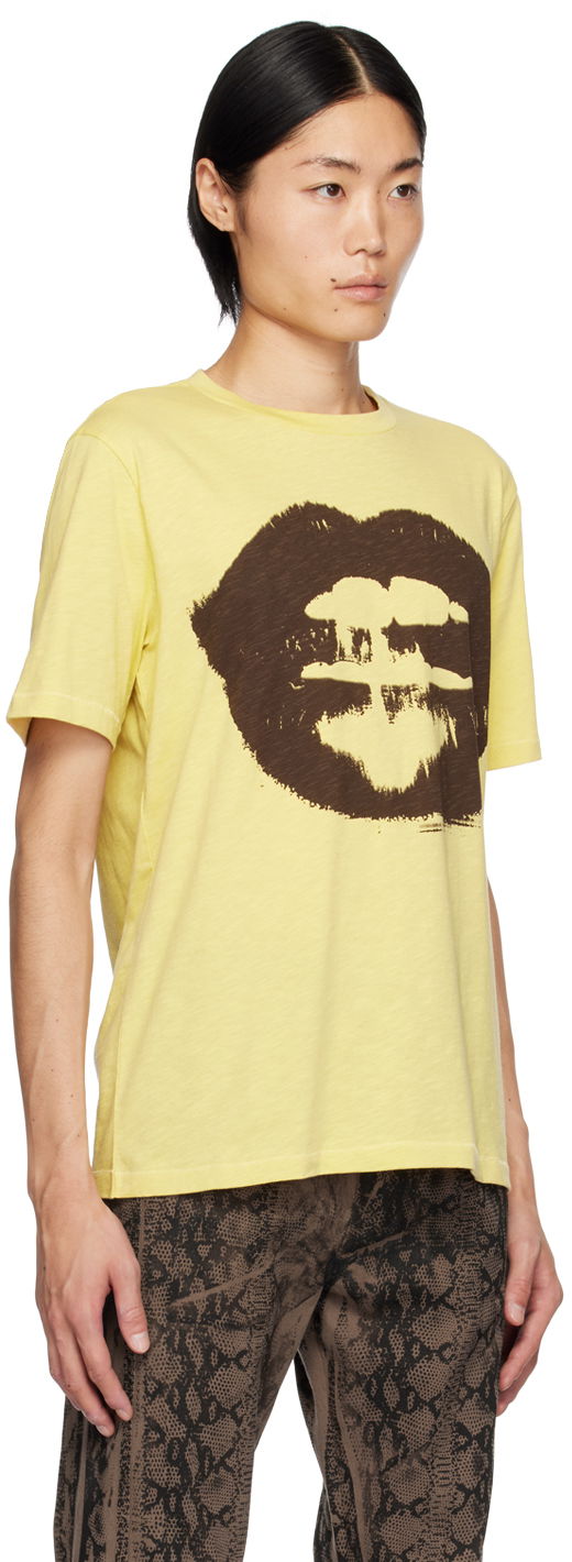 Tričko Paul Smith Paul Smith Commission Edition Lips Graphic T-Shirt Žltá | M1R-494Y-LP4033-09, 1