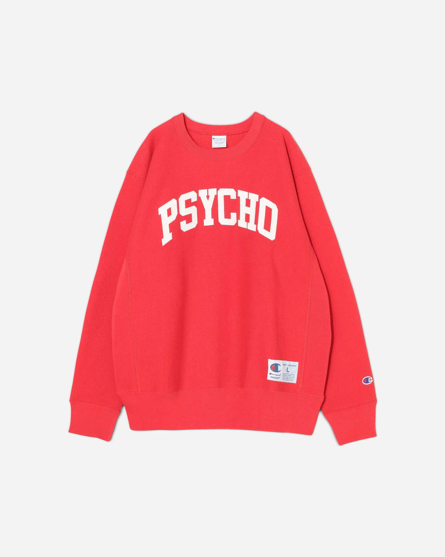 Mikina UNDERCOVER Psycho Print Crewneck Sweatshirt Červená | UC2E9801 001, 1