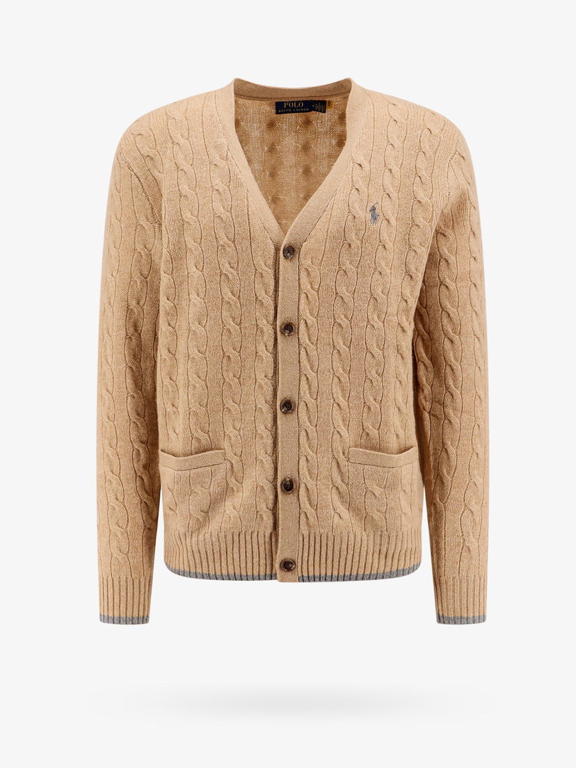 Sveter Polo by Ralph Lauren Polo Ralph Lauren Cable-Knit Cardigan Béžová | 710949808003