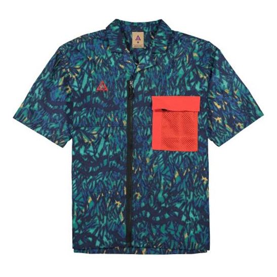 Košeľa Nike ACG ACG Printing Shirt Modrá | CD7636-405
