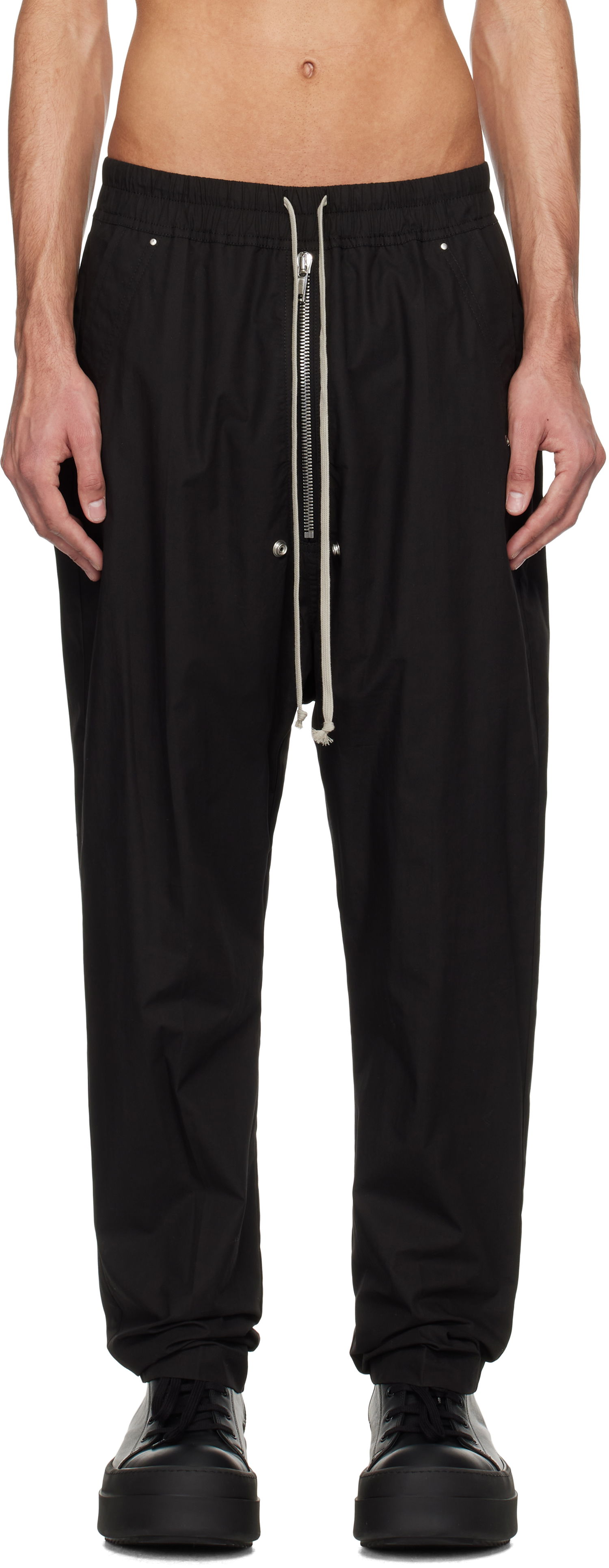 Tepláky Rick Owens Rick Owens Hollywood Bela Trousers Čierna | RU01E5361 P, 0