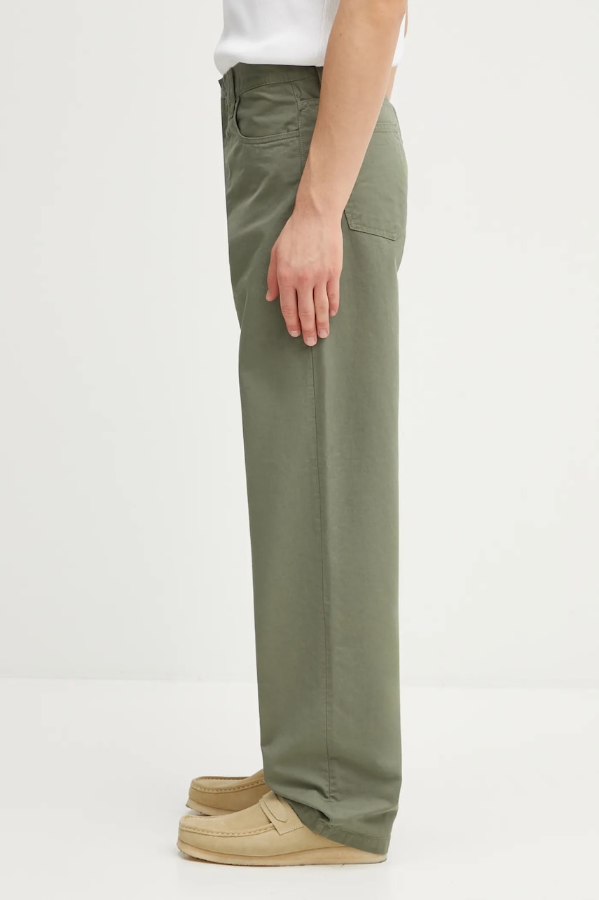 Nohavice Carhartt WIP Cotton Landon Pant Zelené | I034806.1YFGD, 1