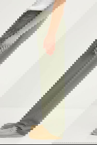 Nohavice Carhartt WIP Cotton Landon Pant Zelené | I034806.1YFGD, 1