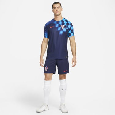 Dres Nike Croatia 2022/23 Stadium Away Dri-FIT Football Shirt Modrá | DN0683-498, 2