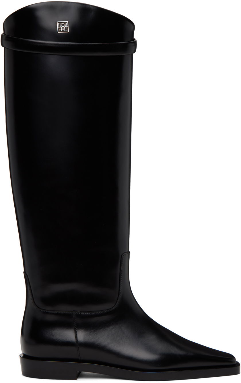 Oblečenie TOTEME TOTEME 'The Riding' Knee-High Boots Čierna | 211-901-825, 0