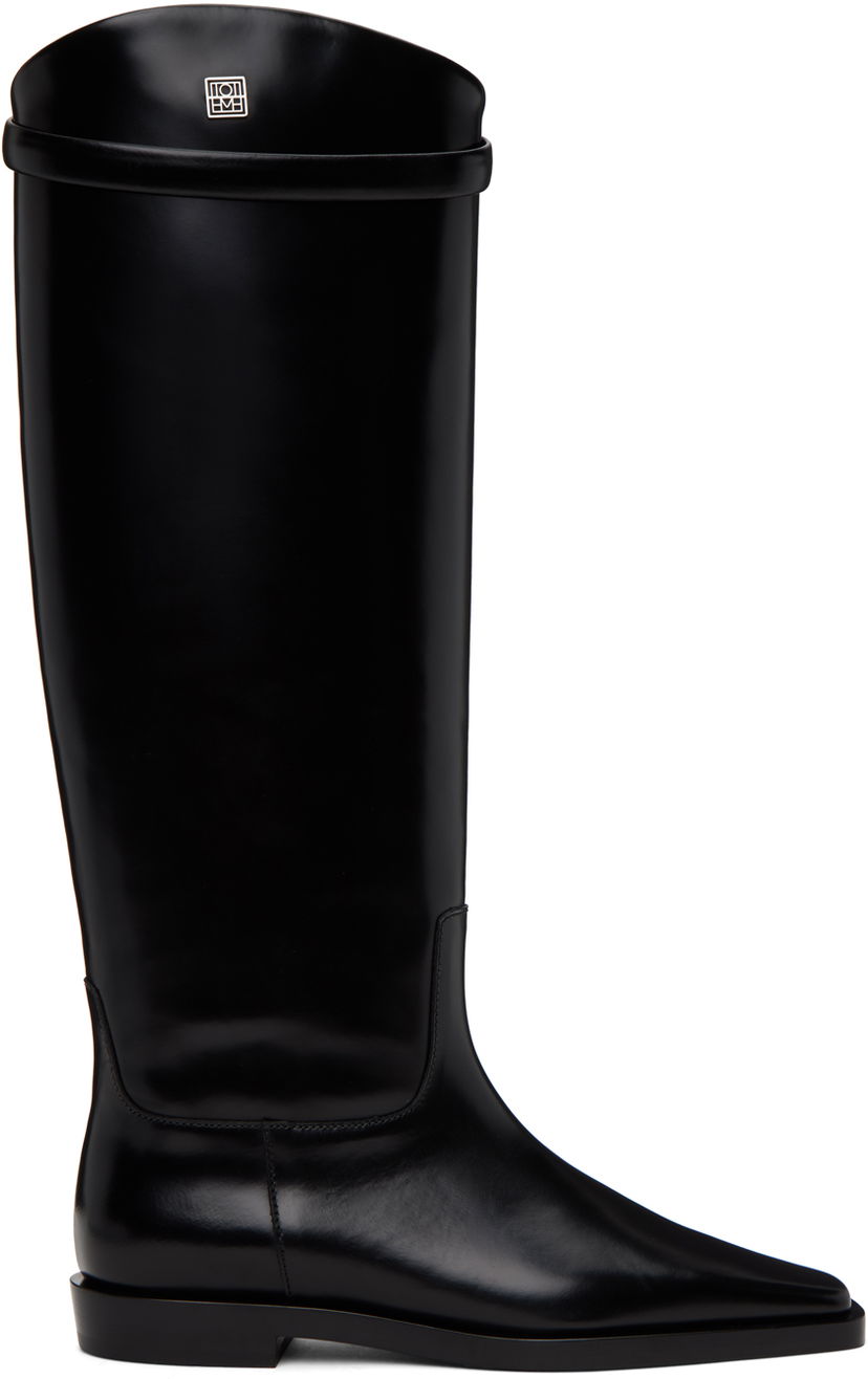 Oblečenie TOTEME TOTEME 'The Riding' Knee-High Boots Čierna | 211-901-825