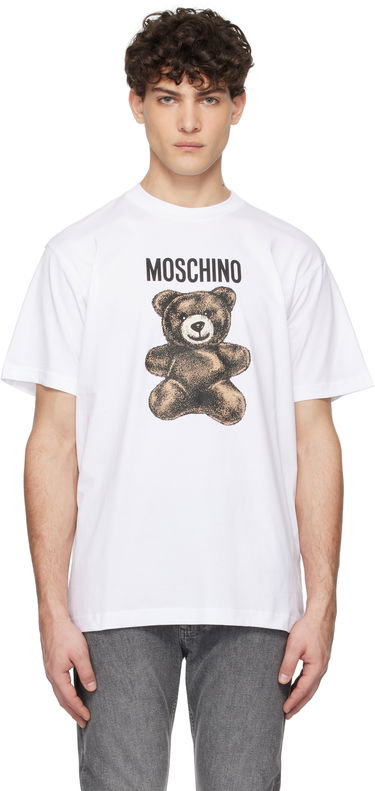 Tričko Moschino Moschino Teddy Bear Graphic T-Shirt Biela | 251ZZV071002411001, 0