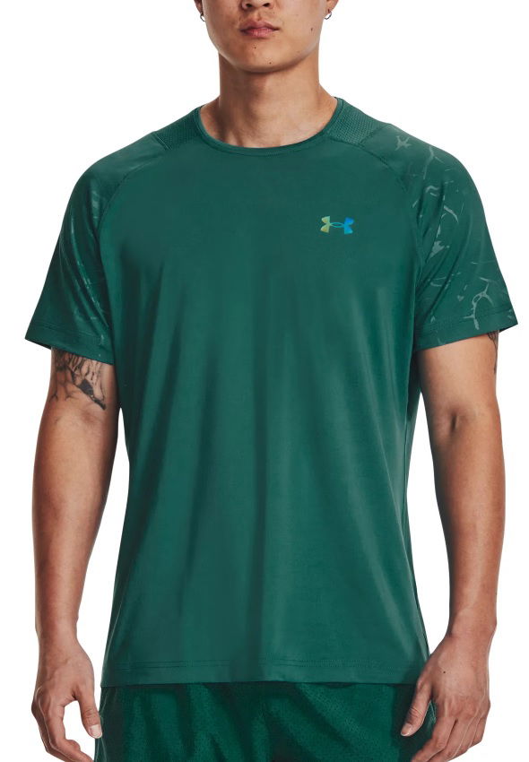 Tričko Under Armour Rush Vent Tee Zelené | 1376790-722, 0