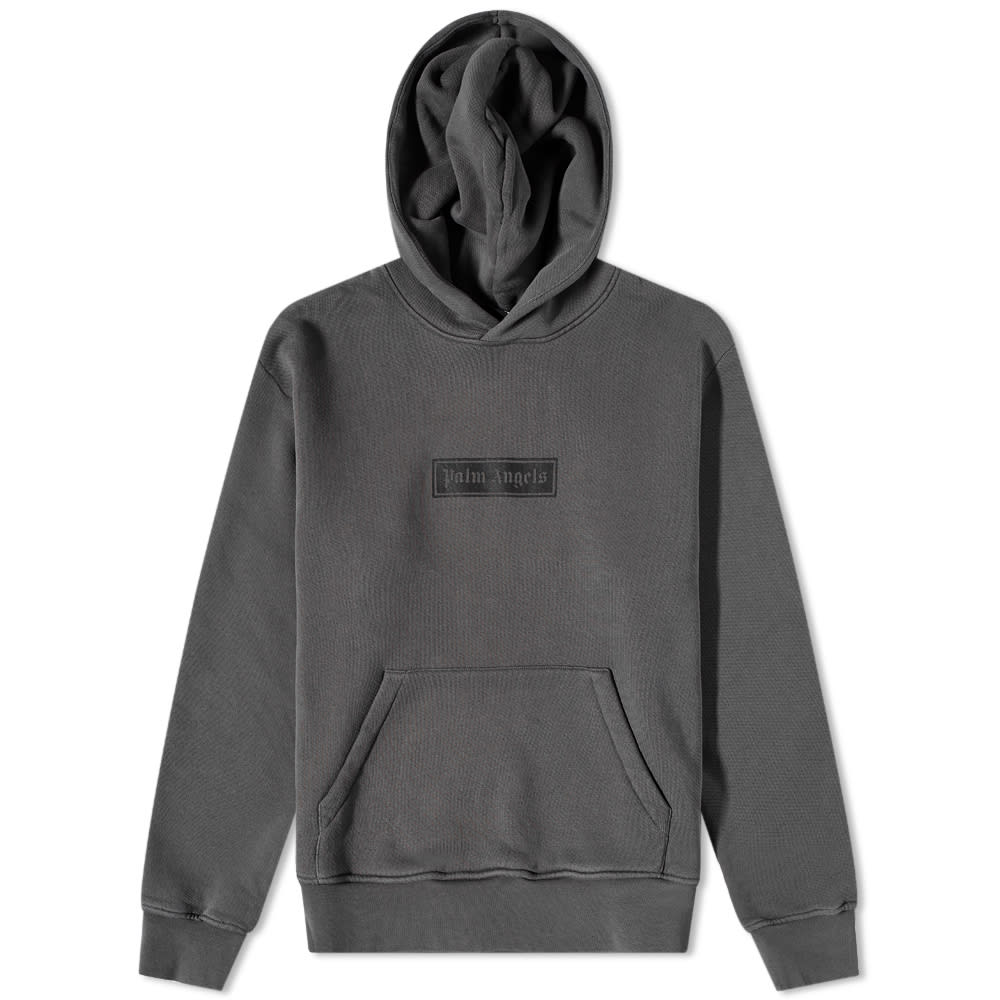 Garment Dyed Box Logo Popover Hoody