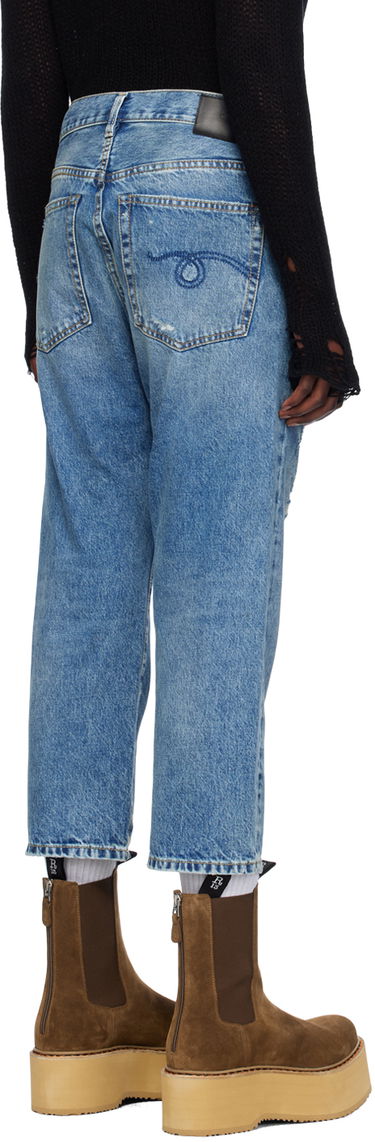 Džínsy R13 R13 Tailored Drop Jeans Modrá | R13W6452-969A, 2