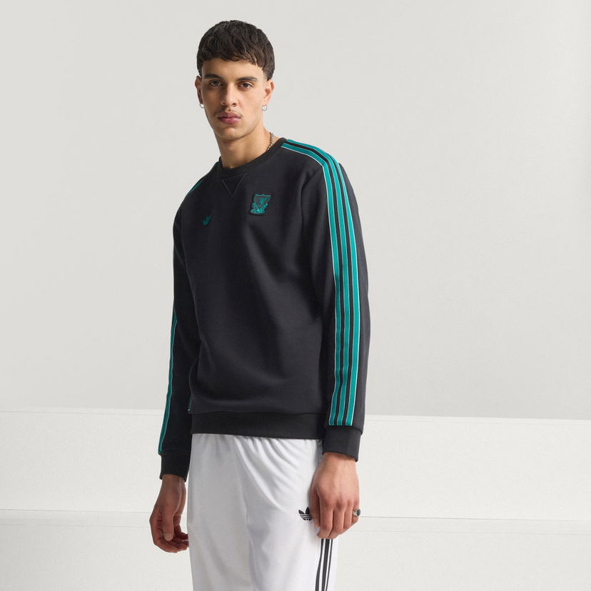 Mikina adidas Performance Liverpool FC Terrace Icons Čierna | JW5472