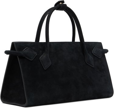 Tote bag Alaïa ALAÏA Small Suede Hand Tote Čierna | AA1S14033CA214, 2