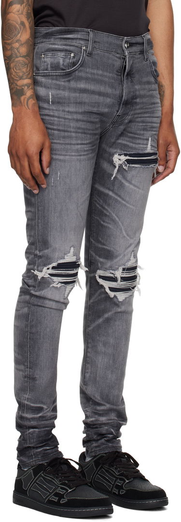 Džínsy AMIRI AMIRI MX1 Jeans with Suede Patches Šedá | AMDNSY1158, 1