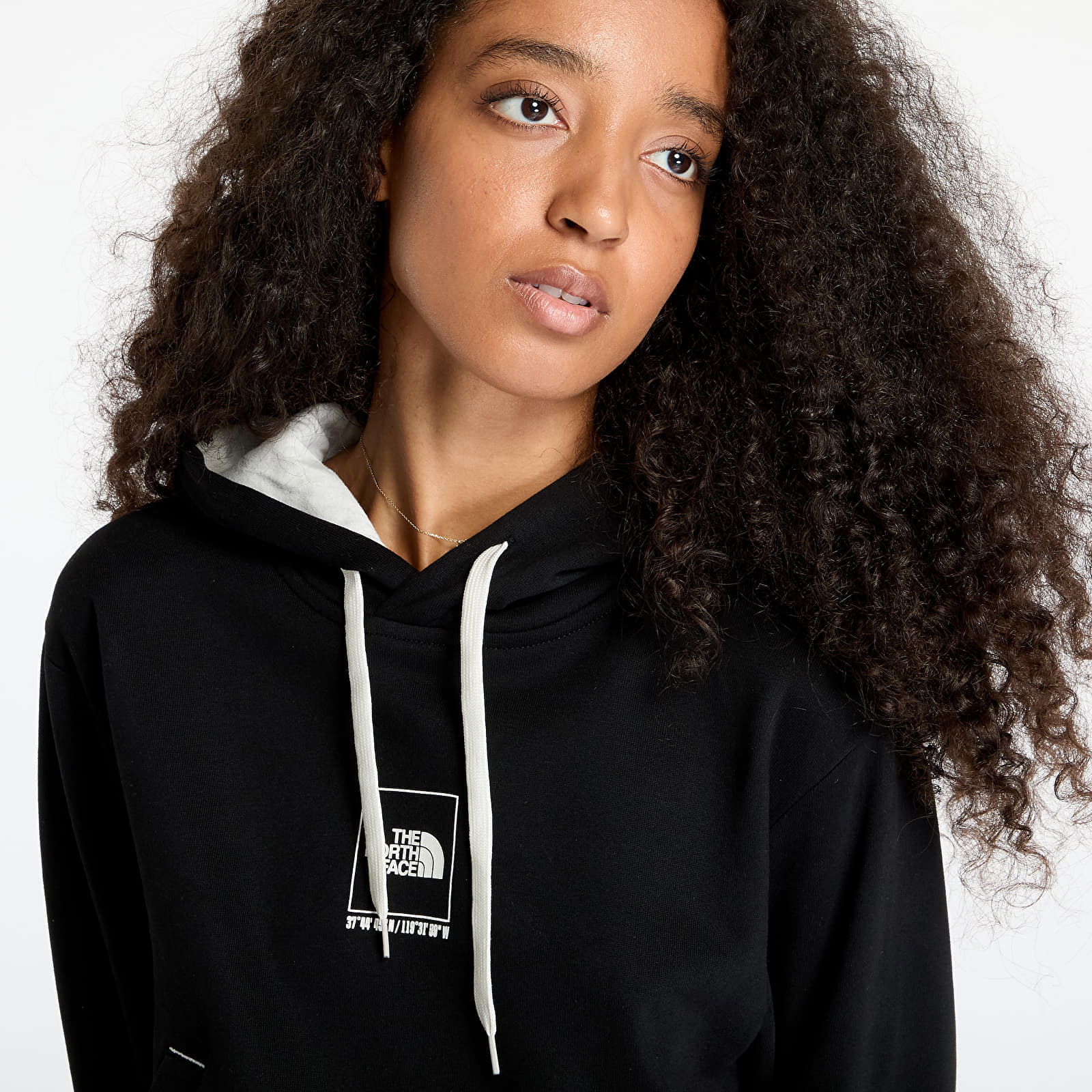 Coordinates Crop Hoodie Tnf Black