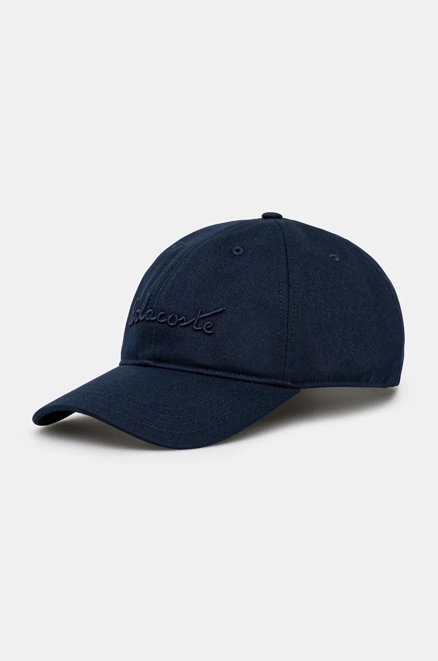 Šiltovka Lacoste Cotton Baseball Cap with Logo Modrá | RK7592, 0