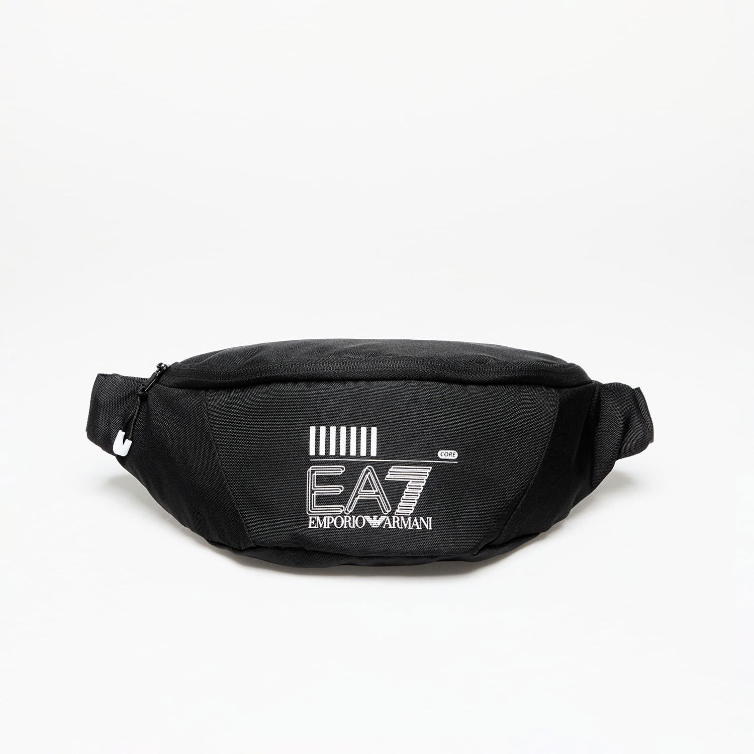 Ľadvinka Emporio Armani Hip pack EA7 Unisex Sling Bag Black/ White Logo Čierna | 245079CC94002021, 0