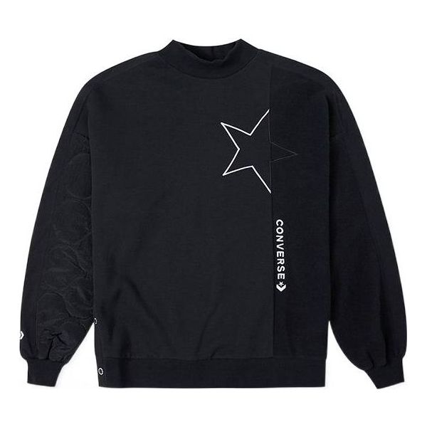 Mikina Converse Cozy Utility Crew Sweatshirt Čierna | 10025056-A03