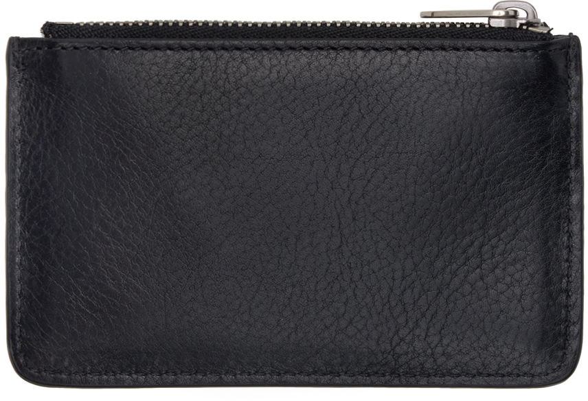 Peňaženka The Row Zipped Leather Keychain Pouch Čierna | W1413-L136, 1