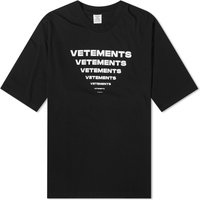 Tričko VETEMENTS Pyramid Logo T-Shirt Čierna | UE64TR140B, 1